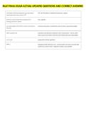 MLAT FINAL EXAM ACTUAL UPDATED QUESTIONS AND CORRECT ANSWERS