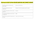 Final exam for MLAT ACTUAL UPDATED QUESTIONS AND CORRECT ANSWERS 