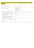 FINAL EXAM MLAT good copy ACTUAL UPDATED QUESTIONS AND CORRECT &NewLine;ANSWERS 