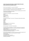 NURS 271 FINAL EXAM STUDY GUIDE &vert; COMPLETE NURSING FINAL EXAM REVIEW QUESTIONS AND ANSWERS 2026&sol;2027