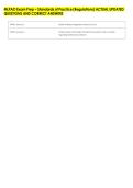 MLPAO Exam Prep ~ Standards of Practice &lpar;Regulations&rpar; ACTUAL UPDATED &NewLine;QUESTIONS AND CORRECT ANSWERS 