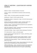 OPMA 317 MIDTERM 1 &vert; QUESTIONS WITH VERIFIED &NewLine;ANSWERS