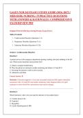 GALEN NUR 242 EXAM 2 STUDY GUIDE &lpar;2026&ndash;2027&rpar; &vert; MED-SURG NURSING &vert; 75 PRACTICE QUESTIONS WITH ANSWERS & RATIONALES &vert; COMPREHENSIVE EXAM REVIEW PDF