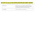MGT 2050 Final Exam ACTUAL UPDATED QUESTIONS AND CORRECT ANSWERS 