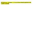 MGT 300 Exam 1 &lpar;Chapters 1&comma; 2&comma; 3 & 4&rpar; ACTUAL UPDATED QUESTIONS AND &NewLine;CORRECT ANSWERS &NewLine;
