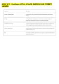 MGMT 3013 - Final Exam ACTUAL UPDATED QUESTIONS AND CORRECT &NewLine;ANSWERS 