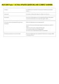 MGT 2050 Topic 1 ACTUAL UPDATED QUESTIONS AND CORRECT ANSWERS 