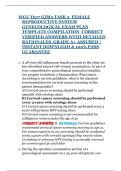 WGU D117 GIM3 TASK 2  FEMALE REPRODUCTIVE SYSTEM GYNECOLOGICAL EXAM PLAN TEMPLATE COMPILATION  CORRECT VERIFIED ANSWERS WITH DETAILED RATIONALES  GRADE A&plus; ASSURED &vert; INSTANT DOWNLOAD & 100&percnt; PASS GUARANTEE