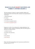 NR 603 CEA EXAM 2026&sol;2027 QUESTIONS AND CORRECT ANSWERS GRADED A&plus;