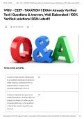WGU - C237 - TAXATION 1 EXAM Already Verified Test &vert; Questions & Answers&comma; Well Elaborated &vert; 100&percnt; Verified solutions &vert;2026 Latest&excl;&excl;