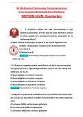 NR546 Midterm Exam&colon; Psychopharmacology Study Guide&NewLine;&NewLine;