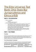 2026&sol;2027 Ohio State Bar Jurisprudence & Ethics Test Bank &lpar;v10&period;0&rpar; &vert; Complete S-Tier Exam Prep & Practice Questions