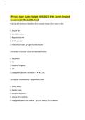 SPI mock exam &lpar;Latest Update 2026&vert;2027&rpar; With Correct Detailed&NewLine;Answers &vert; Verified &lpar;100&percnt; Pass&rpar;