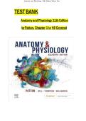 Test Bank for Anatomy and Physiology&comma; 11th Edition &lpar;Patton&comma; 2023&rpar;&comma; Chapter 1-48 &vert; All Chapters&NewLine;