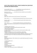 NUR 471 FINAL EXAM STUDY GUIDE &vert; COMPLETE NURSING FINAL EXAM REVIEW QUESTIONS AND ANSWERS 2026&sol;2027