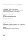 IAHSS SUPERVISOR THIRD EDITION ACTUAL EXAM 2026&sol;2027 &vert; Healthcare Security Certification 