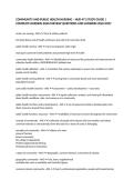 COMMUNITY AND PUBLIC HEALTH NURSING &ndash; NUR 471 STUDY GUIDE &vert; COMPLETE NURSING EXAM REVIEW QUESTIONS AND ANSWERS 2026&sol;2027