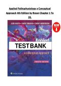 Test Bank For Applied Pathophysiology A Conceptual Approach 4th Edition Judi Nath All Chapters &lpar;1-20&rpar; &vert; A&plus; ULTIMATE GUIDE 2024&NewLine;