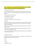 WGU-C838-Pre-Assessment Exam &lpar;Latest Update 2026&vert;2027&rpar; With&NewLine;Correct Detailed Answers &vert;Solutions &vert;Already A&plus; Graded &lpar;100&percnt; Pass&rpar;