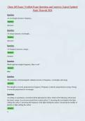 Chem 103 Exam &vert; Verified Exam Questions and Answers &vert; Latest Updated&NewLine;Study Material 2026