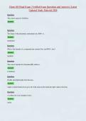 Chem 103 Final Exam &vert; Verified Exam Questions and Answers &vert; Latest&NewLine;Updated Study Material 2026