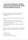 ATI CAPSTONE FUNDAMENTALS EXAMPREP&NewLine;MATERIAL SOLVED QUESTIONS AND VERIFIED&NewLine;SOLUTIONS PREMIUM COLLECTION