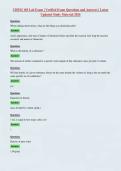 CHEM 103 Lab Exam &vert; Verified Exam Questions and Answers &vert; Latest&NewLine;Updated Study Material 2026