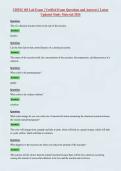 CHEM 103 Lab Exam &vert; Verified Exam Questions and Answers &vert; Latest&NewLine;Updated Study Material 2026