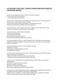 NUR 200 EXAM 4 STUDY GUIDE &vert; COMPLETE NURSING EXAM REVIEW QUESTIONS AND ANSWERS 2026&sol;2027