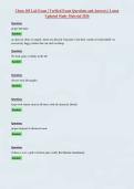 Chem 103 Lab Exam &vert; Verified Exam Questions and Answers &vert; Latest&NewLine;Updated Study Material 2026