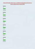 Chem 103 Periodic table&colon; Exam &vert; Verified Exam Questions and Answers &vert;&NewLine;Latest Updated Study Material 2026