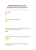 Milady State Board Practice Questions and Correct Answers