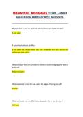 Milady Nail Technology Exam Questions and Correct Answers