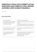 N1030 EXAM 3 EXAM WITH CORRECT ACTUAL QUESTIONS AND CORRECTLY WELL DEFINED ANSWERS LATEST ALREADY GRADED A&plus;