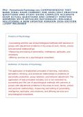 PPLE - Pennsylvania Psychology Law COMPREHENSIVE TEST &NewLine;BANK FINAL EXAM CURRENT FOR 2026&sol;2027 PRACTICE &NewLine;QUESTIONS AND STUDY GUIDE COMPLETE ACCURATE &NewLine;EXAM ACTUAL QUESTIONS AND CORRECT VERIFIED &NewLine;ANSWERS WITH DETAILED RATIONALES &lpar;RELIABLE &NewLine;SOLUTIONS&rpar; A N