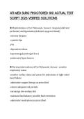 ATI MED SURG PROCTORED 100 ACTUAL TEST&NewLine;SCRIPT 2026 VERIFIED SOLUTIONS&NewLine;
