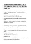 ATI MED SURG PROCTORED 100 FINAL PAPER&NewLine;2026 COMPLETE QUESTIONS AND ANSWERS&NewLine;GRADED A&plus;&NewLine;