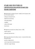 ATI MED SURG PROCTORED 201&NewLine;CERTIFICATION EVALUATION EXAMS 2026&NewLine;SOLVED QUESTIONS
