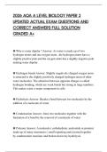 AQA A LEVEL BIOLOGY PAPER 3 BUNDLED