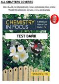 Test Bank for Chemistry in Focus&colon; A Molecular View of Our World 7th Edition by Nivaldo J&period; Tro &vert; All Chapters &vert; Complete Study Guide &vert; 2026 Instant PDF Download