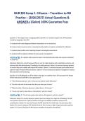 NUR 283 Comp 1&ndash;3 Exams &ndash; Transition to RN&NewLine;Practice &ndash; &lpar;2026&sol;2027&rpar; Actual Questions &&NewLine;ANSWER-s &lpar;Galen&rpar; 100&percnt; Guarantee Pass&NewLine;