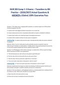 NUR 283 Comp 1&ndash;3 Exams &ndash; Transition to RN&NewLine;Practice &ndash; &lpar;2026&sol;2027&rpar; Actual Questions &&NewLine;ANSWER-s &lpar;Galen&rpar; 100&percnt; Guarantee Pass&NewLine;