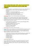 Evolve HESI Pediatrics &lpar;PDF&rpar; &vert; 2026 Exam Questions and Answers &plus; Rationales &vert; Study Guide &vert; 100&percnt; Correct