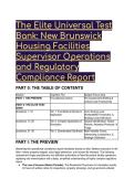 2026&sol;2027 The Elite Universal Test Bank&colon; New Brunswick Housing Facilities Supervisor Operations & Regulatory Compliance &lpar;21&plus;  Q&A&rpar;
