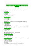 NU 578 Exam 1 Practice Questions and Answers&vert;Accurate&vert;Verified