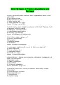 NU 578 Exam 2 Practice Questions and Answers&vert;Accurate&vert;Verified