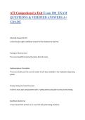 ATI Comprehensive Exit Exam 180 &ndash; Complete Practice Exam Questions and Verified Answers &ndash; Comprehensive Nursing Exit Exam Review