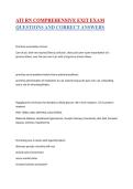 ATI RN Comprehensive Exit Exam Questions and Correct Answers &ndash; Complete Nursing Exam Review and Study Guide