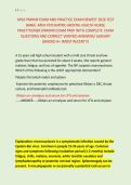 APEA PMHNP EXAM AND PRACTICE EXAM NEWEST 2026 TEST &NewLine;BANK&vert; APEA PSYCHIATRIC-MENTAL HEALTH NURSE &NewLine;PRACTITIONER &lpar;PMHNP&rpar; EXAM PREP WITH COMPLETE  EXAM &NewLine;QUESTIONS AND CORRECT VERIFIED ANSWERS&sol; ALREADY &NewLine;GRADED A&plus; &lpar;MOST RECENT&excl;&excl;&rpar; 