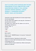 ASE T5 &lpar;2&rpar; EXAM &lpar;LATEST EXAM 2026&rpar; MOST RECENT &NewLine;EXAM 2026&vert;2027 ACTUAL COMPLETE REAL EXAM  &NewLine;QUESTIONS AND CORRECTLY WELL DEFINED &NewLine;ANSWERS &lpar;VERIFIED ANSWERS&rpar;  ALREADY               &NewLine;GRADED A&plus;  GUARANTEED SUCCESS&excl;&excl;&excl;                                &NewLine;NEWES